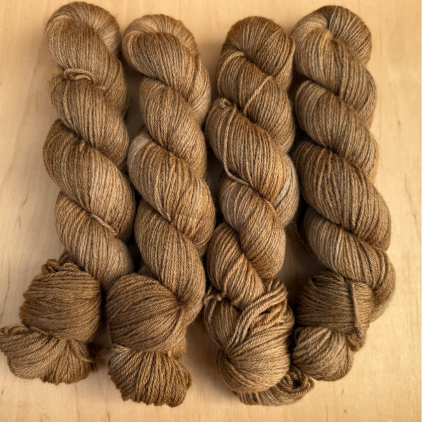 Toffee Tan - Corriedale/Cormo DK