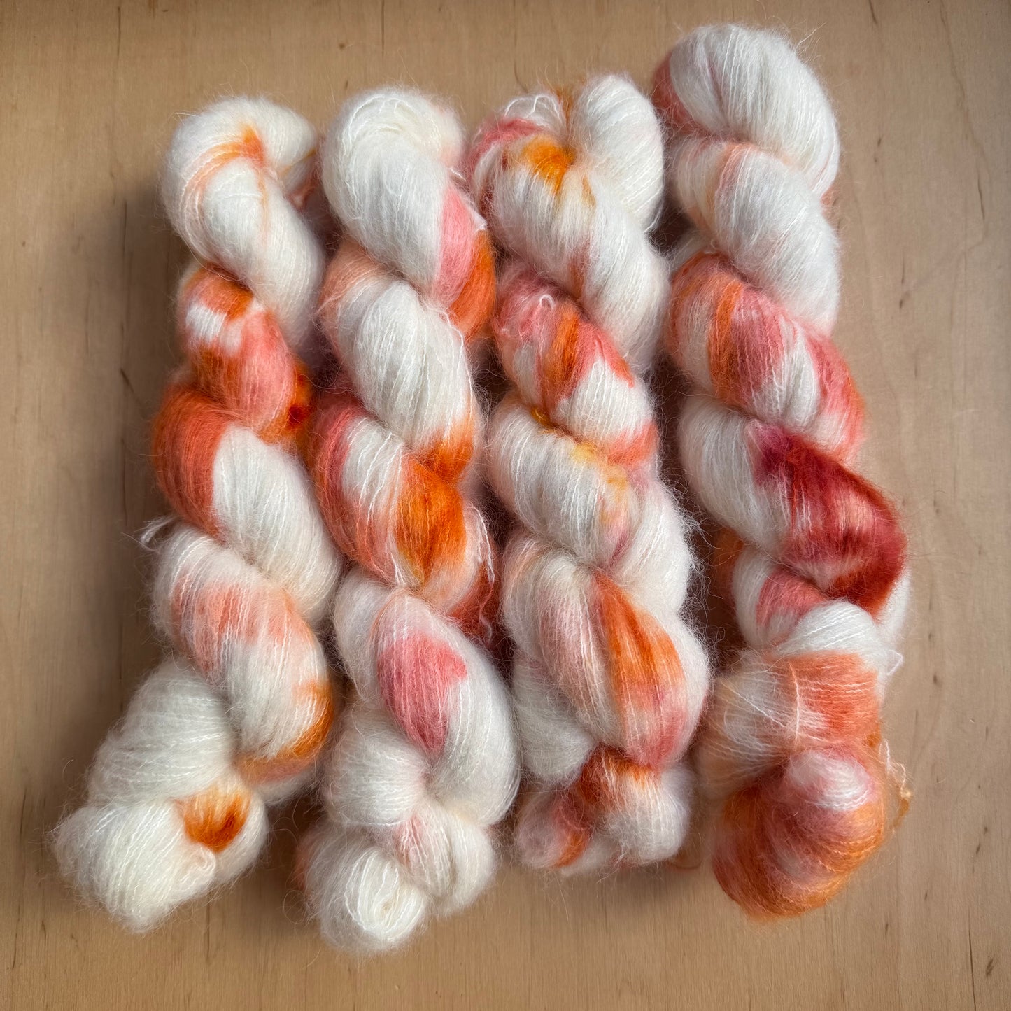 Orange Swirl - Suri Silk Lace