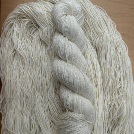 Merino, Alpaca, Silk Sock - Undyed