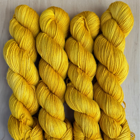 Golden Yolk - Merino, Alpaca, Silk Sock