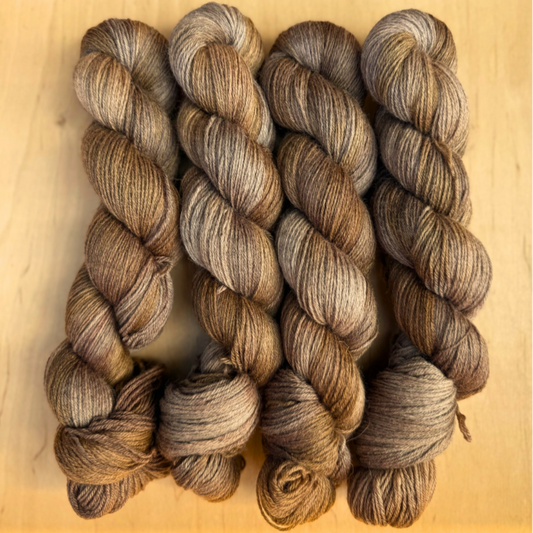 Toffee Tan - Corriedale/Cormo Sock