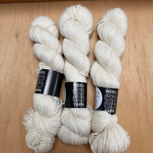Alpaca, Silk, Cashmere DK - undyed