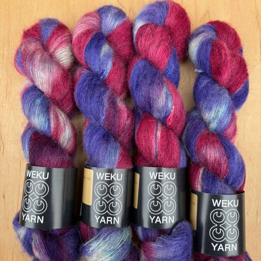 Pink and Purple twist - Baby Yak Lace