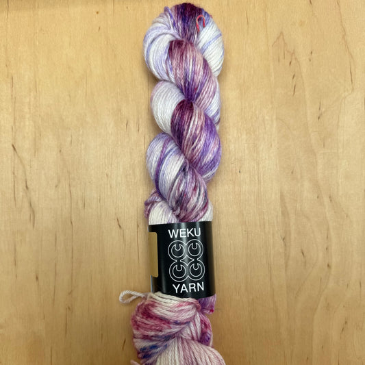 Purple Sploosh - Alpaca, Silk, Cashmere DK