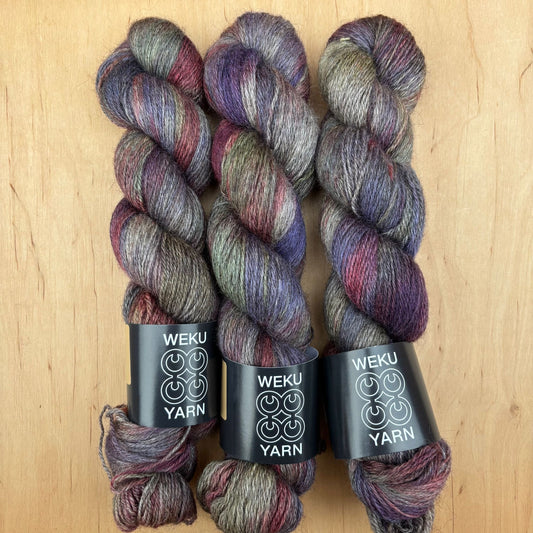 African Ladies - Grey ExBFL, Romney, BFL & Silk Sock