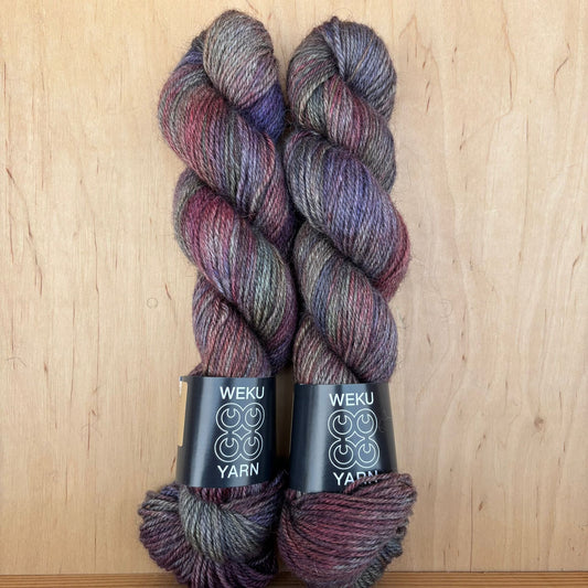 African Ladies - Grey ExBFL, Romney, BFL & Silk DK